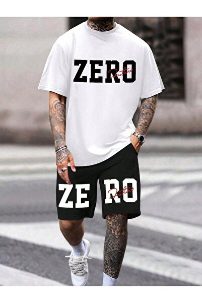 ship master Summer Collection New Arrival T-Shirt & Shorts Set Printed Patter...