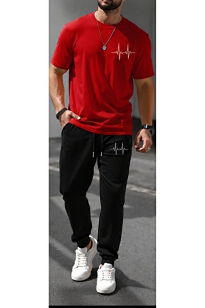 ship master Summer Collection New Arrival T-Shirt & Shorts Set Printed Patter...