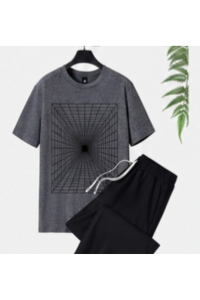 ship master Summer Collection New Arrival T-Shirt & Shorts Set Printed Patter...