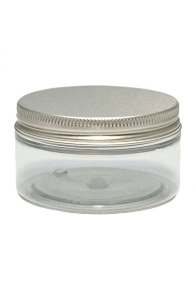 OEM Recipient cosmetic, cutie transparentă, capac din aluminiu, 100ml
