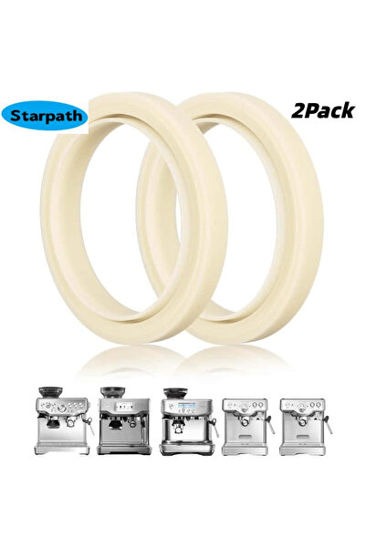 Choice Beige 2-Pack 54mm Silicone Gasket for Breville/Sage Espresso Machines,...