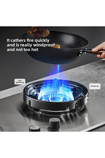 Choice Universal 8 Openings Kitchen Gas Wok Ring Stove Burner Covers Holder W...