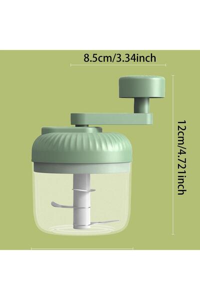 Choice Green Multifunctional Vegetable Chopper Small Food Processor Manual Ha...