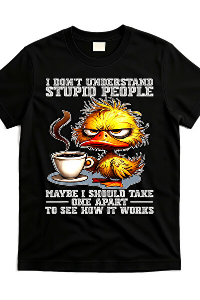 212Wear تي شيرت I-Don'T-Understand-Stupid-People-Maybe-I-Should-Take-One-T-Sh...