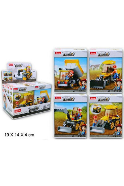 Sluban Set de construcție cu blocuri Vehicul de construcții pentru 6 - 12 ani