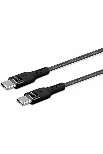 Savio Cablu USB 2.0 USB-C tată - USB-C 60W Negru 2m CL-151