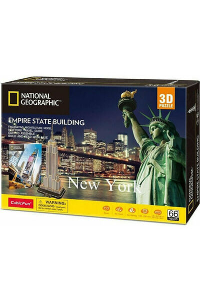 Cubic Fun Puzzle 3D Empire State Building 66 Piese Cod: DS0977h