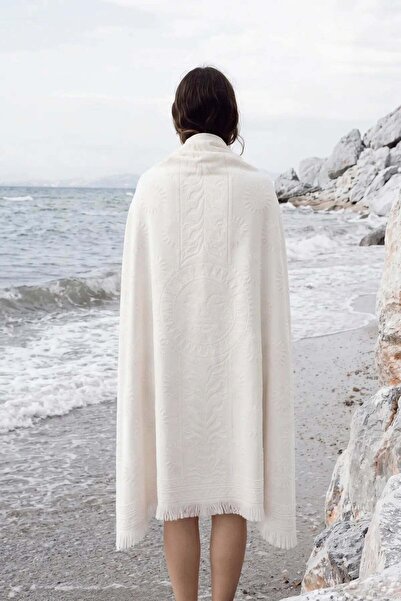 İrya Solara 100% Cotton Beach Towel 80X170 cm Coconut Cream