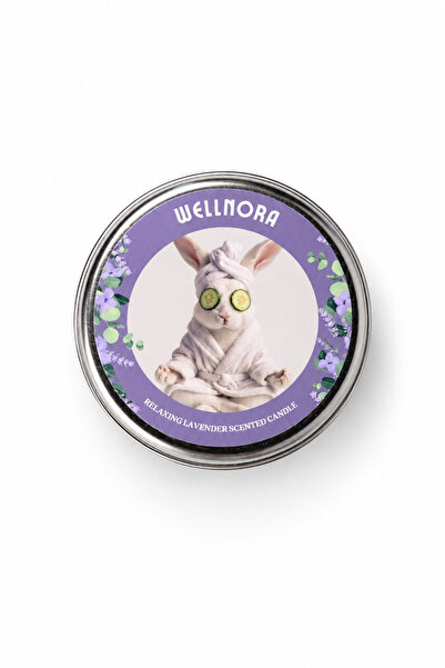 Relaxing Lavender Scented Candle – Lavanta Kokulu Rahatlatıcı Mum