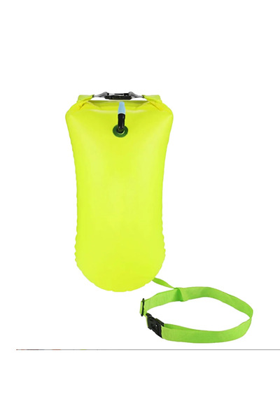 Choice1 Green 1 PC Dry Bag Inflatable Open Swimming Buoy Tow Float With Waist...