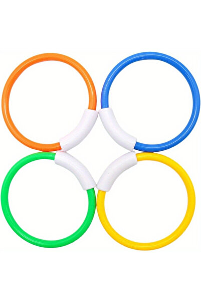 Choice 4pcs 4Pcs Diving Rings Pool Toys, Underwater Swimming Training Rings, ...