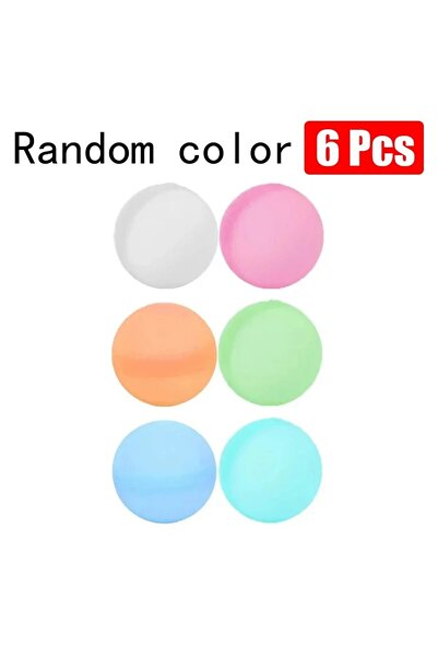 Choice4 Random 6 pcs 6-60 Pcs Reusable Water Ball Reusable Water Balloons Poo...