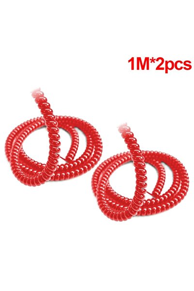 Choice4 red-2pcs Bicycle Harness Winding Tube Electric Vehicle Brake Wire Org...
