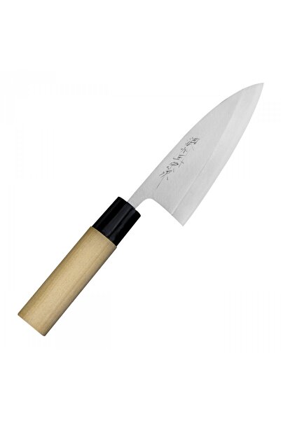 Satake Cutlery Cutit Deba Satake, 12 cm, otel, maner din lemn de magnolie, 194 g