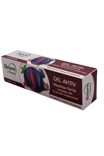 Natura Plant Gel Aktiv Reumax Forte 8 Medicinal Plants Poieni, 135 ml