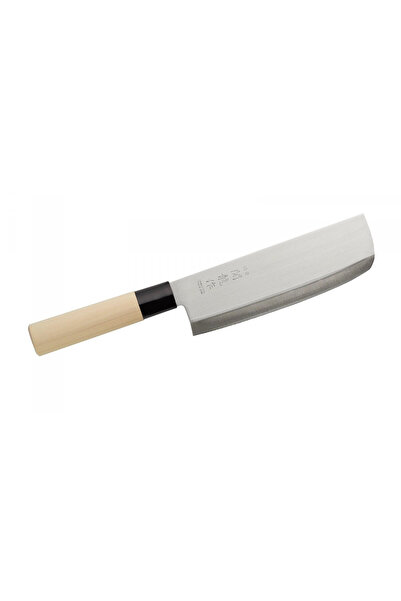 SekiRyu Cutit Nakiri, Sekiryu, otel, 165 mm, argintiu/bej