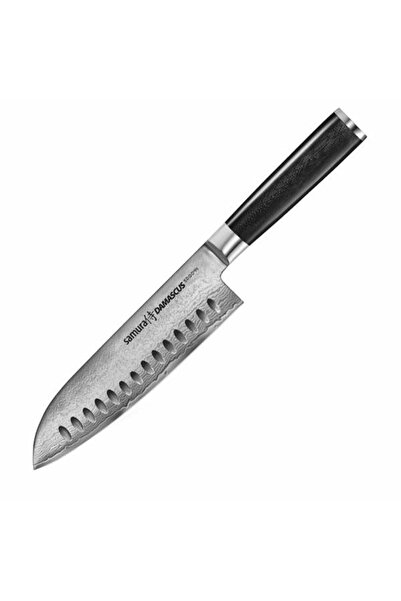 Samura Cutit Santoku Samura, 180mm, Stal VG-10 Damascus, G10, 310x180mm, 225g