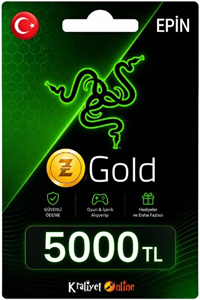 KraliyetOnline 5000 TL RZR Gold Epin Hediye Kartı