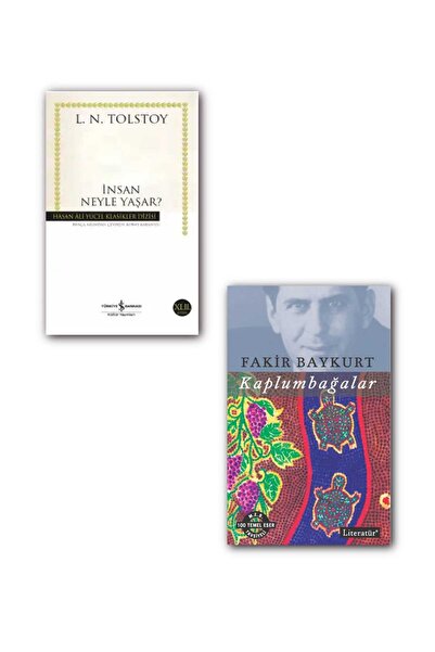TÜRKİYE İŞ BANKASI KÜLTÜR YAYINLARI 2 Kitap.İnsan neyle yaşar+Kaplumbağalar.