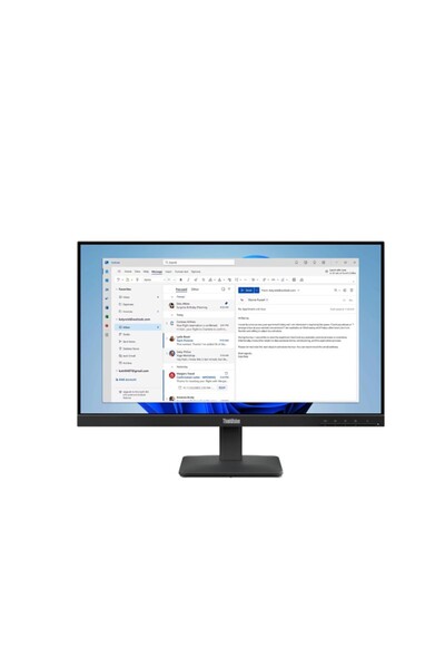 LENOVO 23.8 S24-4E THINKVISION 64B5KAT1TK 4MS 100HZ HDMI+VGA WLED MONITOR