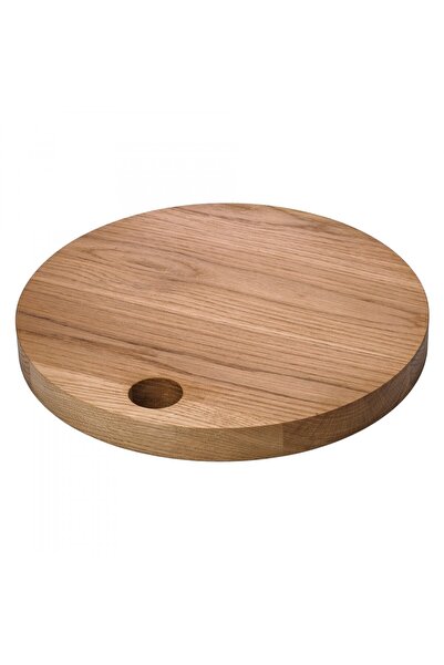 Verlo Tocator rotund, Verlo, Lemn, 28 cm, Maro