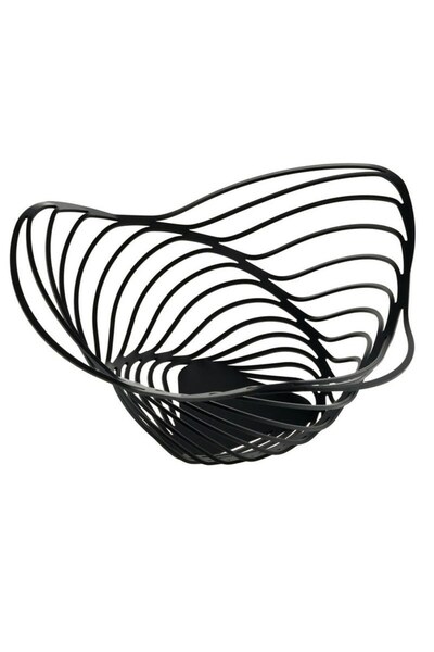 Alessi Μπολ φρούτων Τριάδα ACO04/12 B Δ26x12εκ. Μεταλλικό Μαύρο