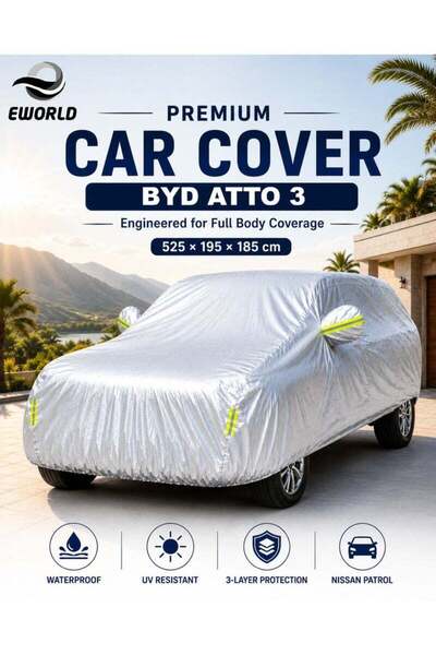 zeetwo Waterproof UV Resistant Full Car Cover for BYD Atto 3 - All Weather Du...