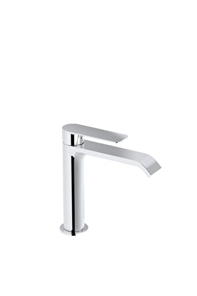 Eurorama Charma Chrome Μπαταρία Νιπτήρος Μεσαίου Ύψους, με Bαλβίδα clic-clac ...