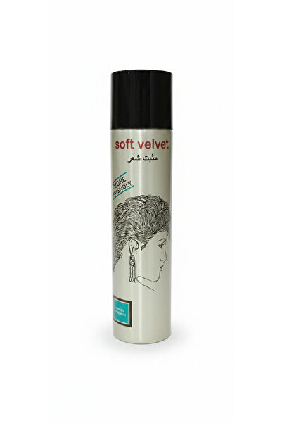 Soft Velvet بخاخ مثبت شعر قوة عادية 300 مل