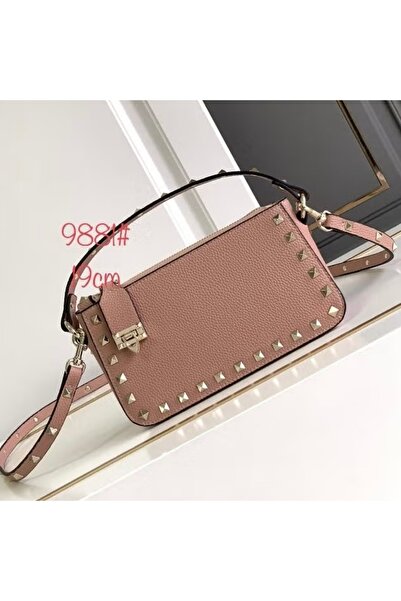 NO BRAND Lotus Color Women's Mini Litchi Pattern Leather Handbag / No Replace...