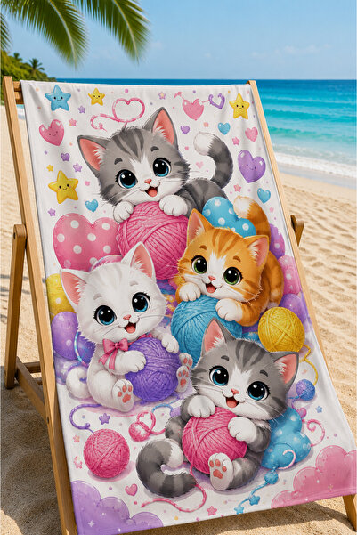 BEYDEX Beach Towel Kids Collection Premium Special Design Quick Drying Microf...