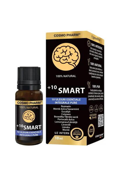 Cosmo Pharm +10 Smart (10 Uleiuri Esentiale Integrale Pure) 10ml
