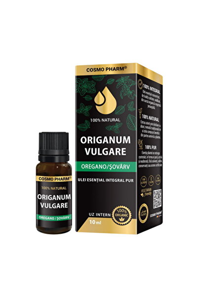 Cosmo Pharm Ulei Esential Integral de Oregano pentru Uz Intern 100% 10ml