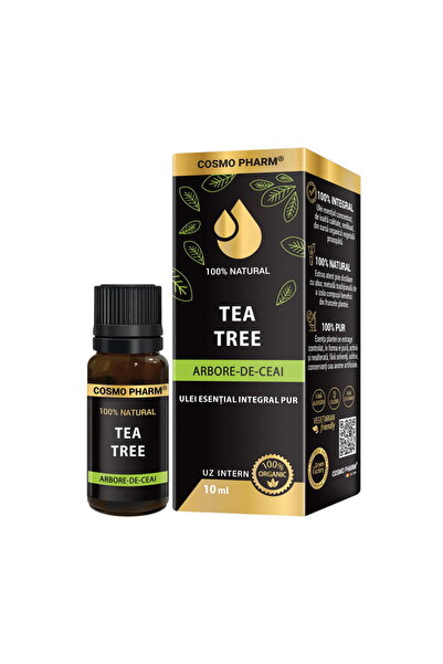 Cosmo Pharm Ulei Esential Integral de Tea Tree pentru Uz Intern 100% 10ml