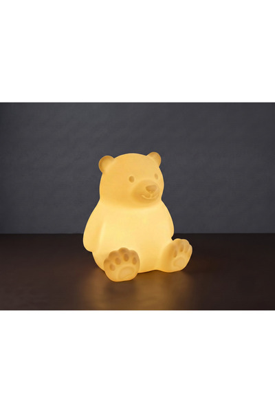 Riva Self Dekoratif Ayıcık Tasarımlı 3D Baskı Tealight Mumluk / Ambiyans Aydı...
