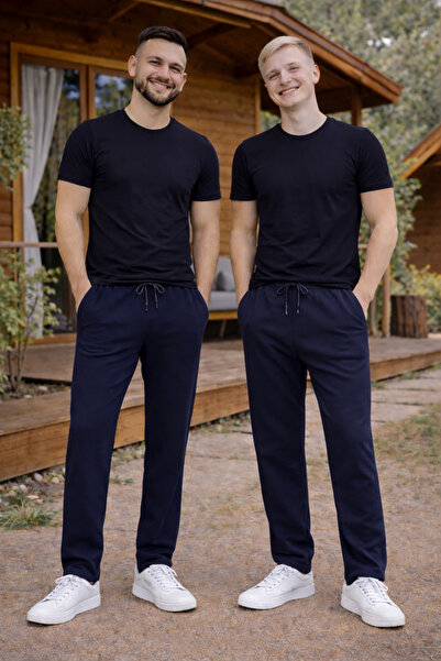 MODABOX Double Set Premium Men's 2 Thread Comfortable Fit Pocketed 2-Piece Sw...