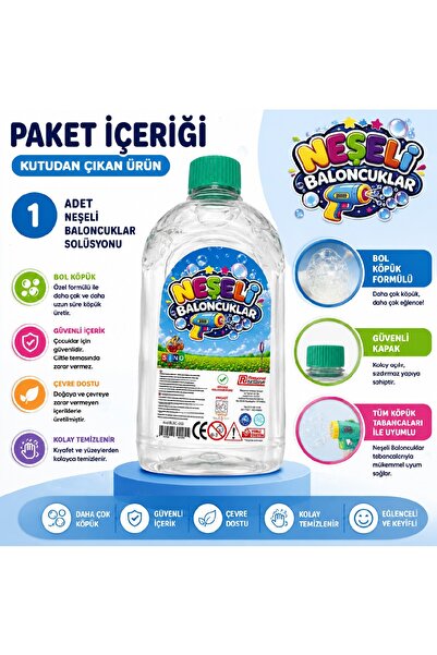 Bkmc 500ml Kaliteli Formül Baloncuk Sıvısı Likiti Köpük Tabancası Baloncuk Suyu