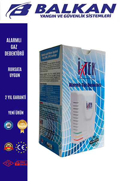 BALKAN YANGIN VE GÜVENLİK SİSTEMLERİ DOĞALGAZ ALARM CİHAZI NYS-3 MODEL GAZ DE...