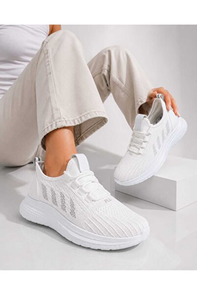 Slipcat Unisex Lightweight Sole, Breathable, Knitwear Surface, Daily Walking ...