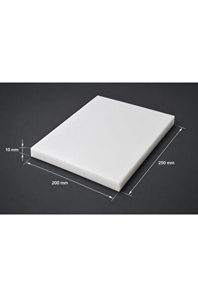 200X250X10 mm Delrin / Pom / Levha / Plaka (Plastik)