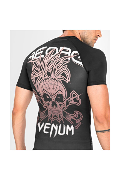 Venum REORG Rashguard - Short Sleeves-Black