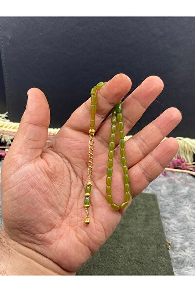 Kttesbihaksesuar 4x7 mm BİLEK BOY ÖZEL TASARIM KAPLAMA PÜSKÜLLÜ SIKMA KEHRİBA...