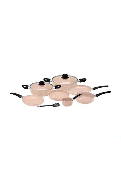 China 10Pcs Luxurious Aluminum Cookware Set for Cooking Gourmet Dishes
