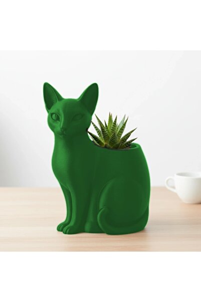 OEM Ghiveci decorativ animalut, model felina, imprimat 3D