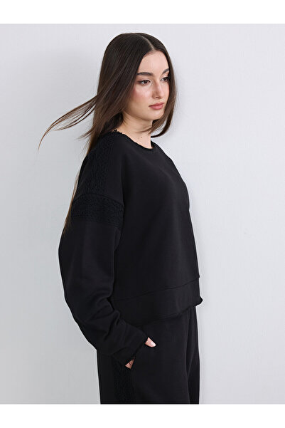 LC Waikiki Ozmarka New Season Petite Crew Neck Women's Sweatshirt