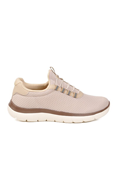 Aspor Beige Mesh Men's Sports Shoes
