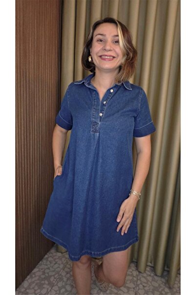 MU&ME BOUTİQUE Dress Short Denim