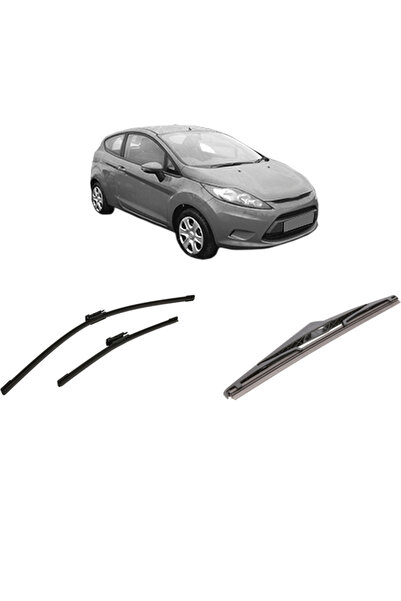 Bosch Σετ 3 υαλοκαθαριστήρων FORD FIESTA VI (CB1, CCN) από το 2008-2018, για ...