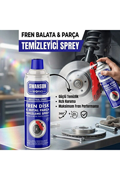WORKS Fren Disk & Parça Temizleme Spreyi 500 ML