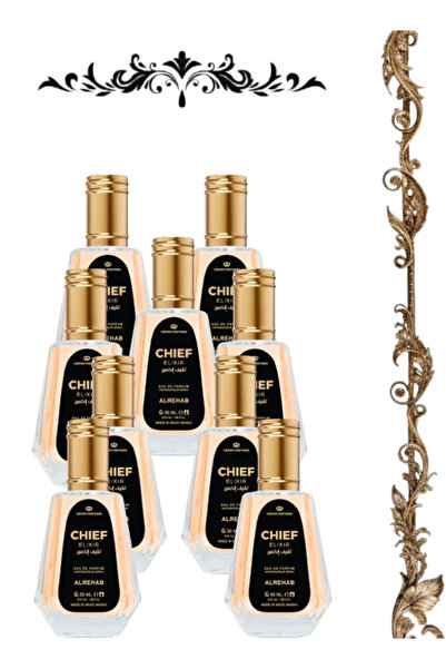 ALREHAB 9 Pieces Chief Elixir Perfume 50ML